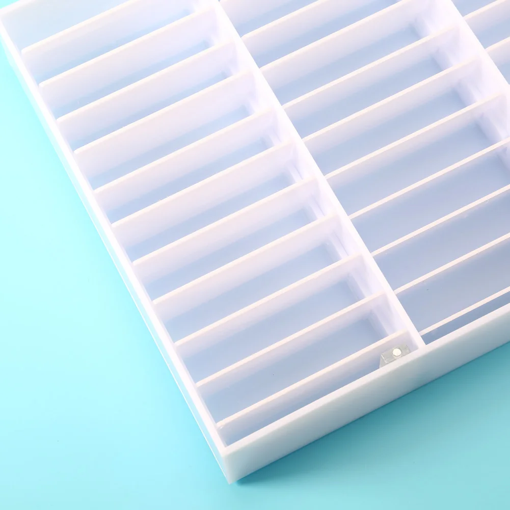 

Fake Nail Tips Storage Box 44 Compartments Nail Art Decoration Container False Nail Display Case FO Sale