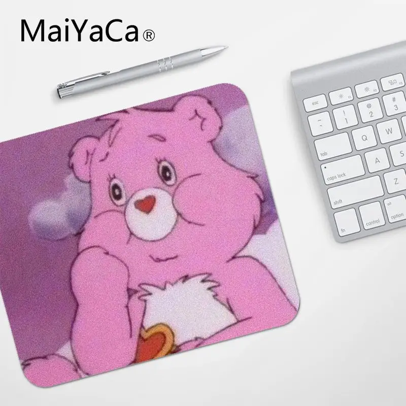 MaiYaCa Одежда высшего качества с мультяшным принтом Care Bears офисные мыши геймера силиконовый коврик для мыши Лидер продаж подставка под руку Мышь