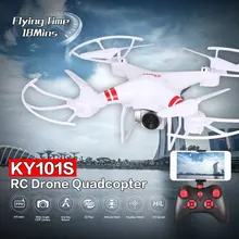 KY101S Радиоуправляемый Дрон с камерой HD Wifi FPV удержание высоты один ключ возврат посадка без головы RC Квадрокоптер Дрон долгое время полета