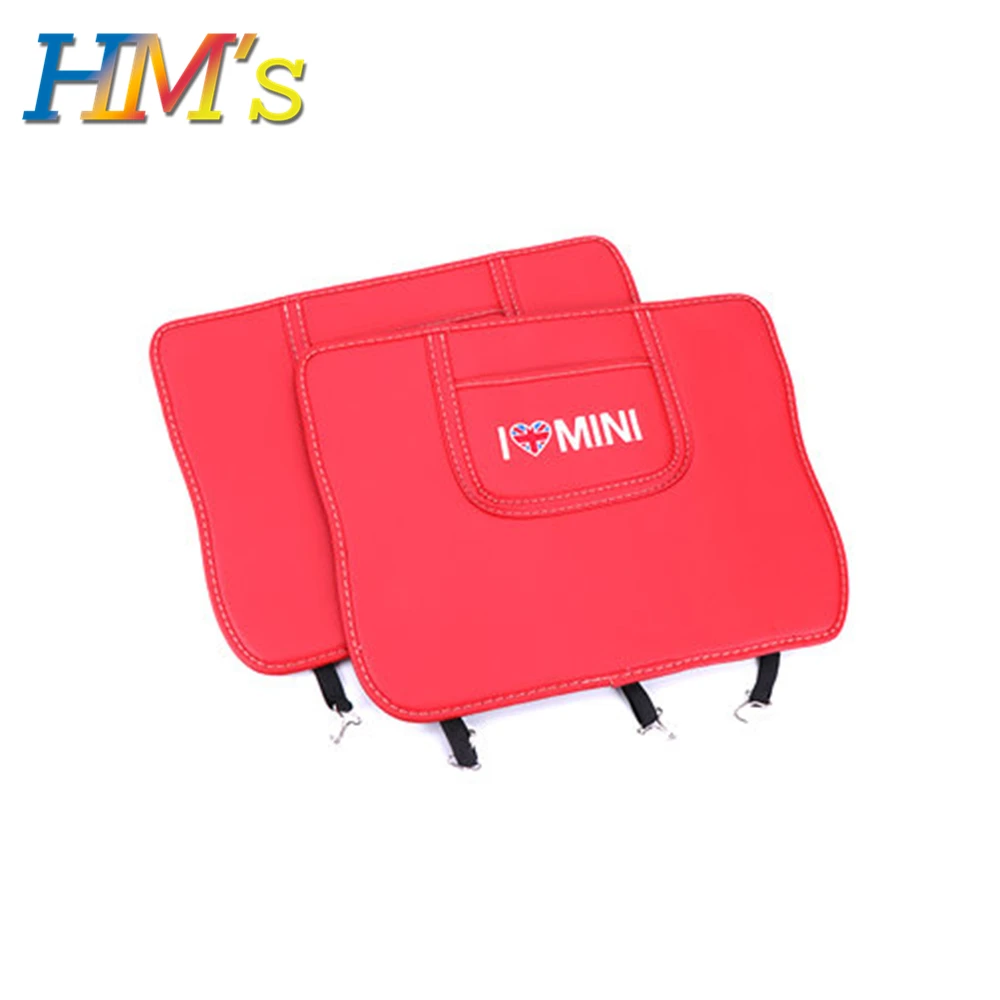 Beste Anti Kick Schoon Mat Pad Kussen voor Mini Cooper R56 F56 F54 F55 R55 Auto Seat Back Cover Protector voor mini Countryman R60 F60
