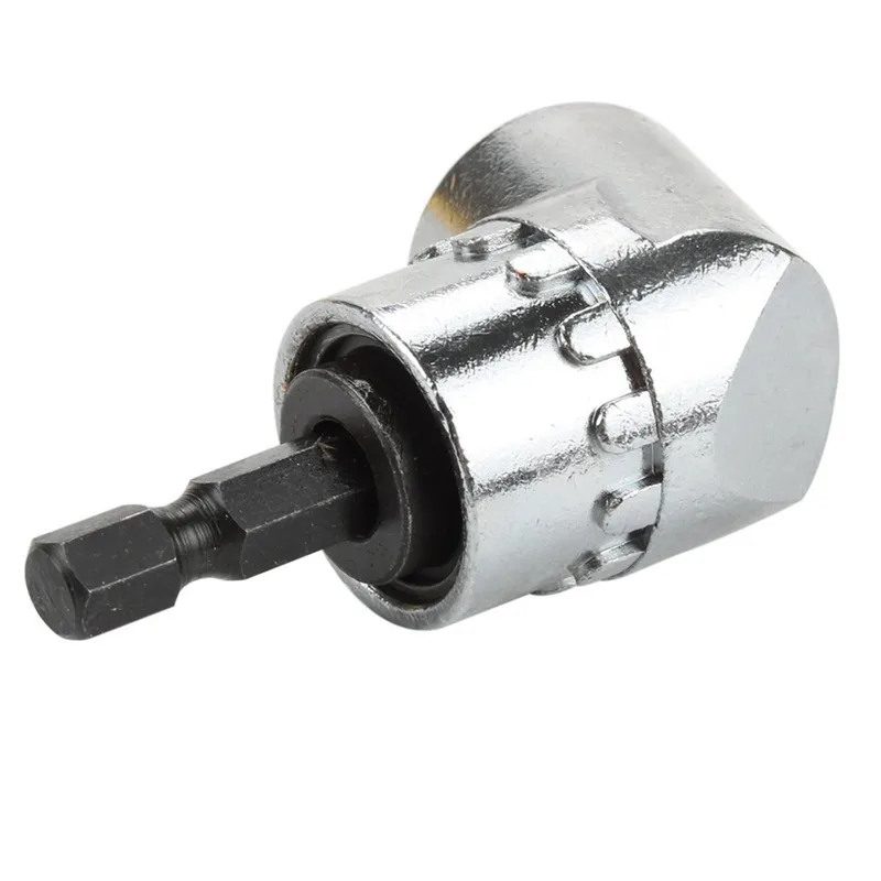 

1PC 105 Degree Right Angle Drill Angle Extension Power Screwdriver Drill+1PC Angle Extension Socket Holder Adapter+3PCSHex Shank