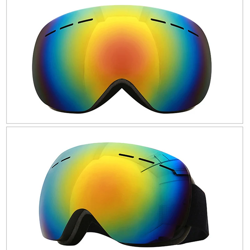 Ski Goggles Double Layers UV400 Anti-fog Big Ski Mask Glasses Skiing Snow Men Women Snowboard Goggles Anti-fog Ski Mask