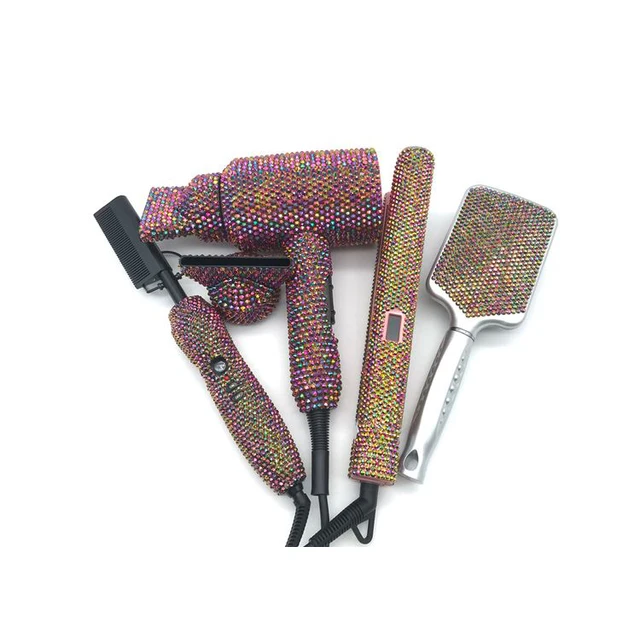 4 Piece Crystal Hair Tool Set