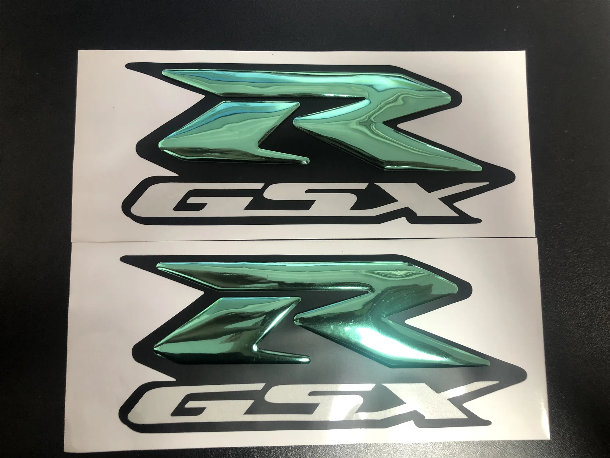 2 шт. зеленый эмблема 3D Fender бак подписать аппликацию Стикеры для Suzuki GSXR 600 750 1000 K1/2/3/4/5/6/7/8/9 мотоцикл/крейсера/Измельчитель