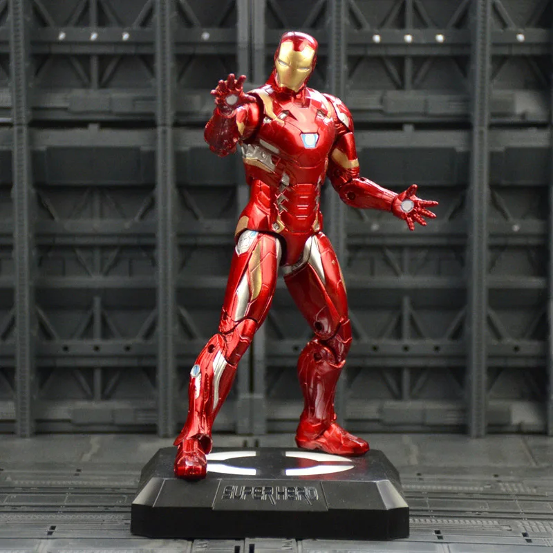 Iron Man Captain America Winter Soldier Ant-Man Falcon Scarlet Witch Vision Hawkeye Action Figure Model Toys N033