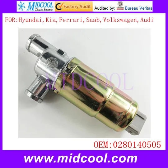 Новый автоматический клапан контроля воздуха IAC использование OE NO. 0280140505 0K01120660