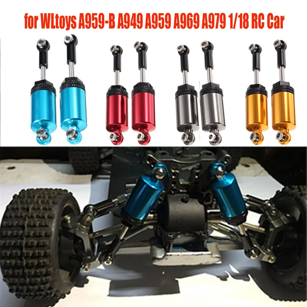 Обновленные Металлические Амортизаторы для WLtoys A959 B A949 A969 A979 1/18 RC