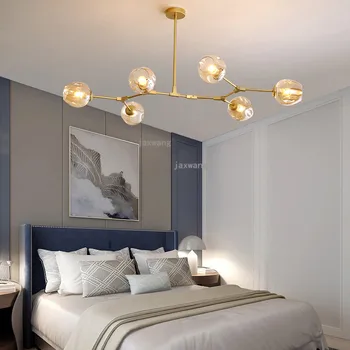 

Modern LED Light Fixtures Lighting Minimalist Nordic Style Home Indoor Pendant Lights Decoration Living Room Glass Pendant Lamp