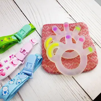 

Silicone Baby Teether Chewable Teething Molars Ring Toys Baby Early Development Toy Baby Molar Stick