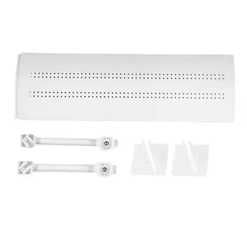 

Adjustable Air Conditioner Cover Anti Direct Wind Shield Air Conditioning Deflector Anti-wind Shield Windshield for Home Office