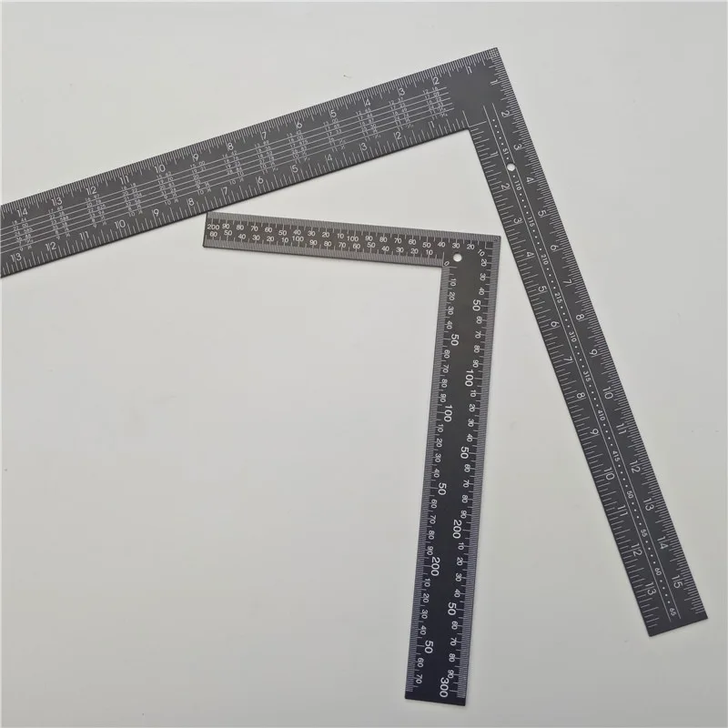 

Esquadro L-square Black 40*60 Angle Thick Measurement Stainless Steel Multi-functional Cut Leather Cutting Currently Available S