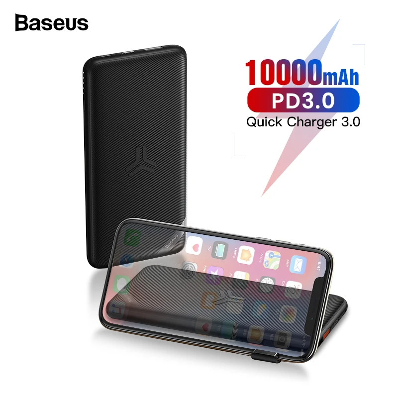 Cena Baseus 10000mAh bezprzewodowa ładowarka qi Power Bank szybkie ładowanie 3.0 PD powerbank do iphone a Xiaomi 10000 przenośna bateria zewnętrzna