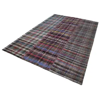 

204x302 Cm Multicolor Handmade Rugs Patchwork Rug-7x10 Ft