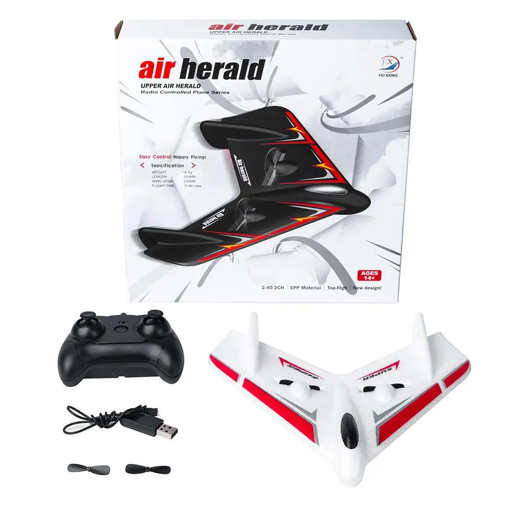 

RCtown Fx601 Rc Plane Epp Foam Glider Three Axis Gyro 2.4g 2ch Rtf Remote Control Wingspan Aircraft Boys Toys