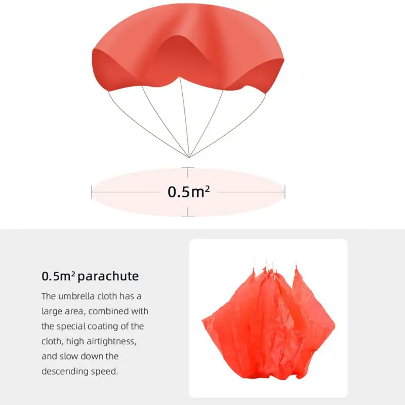 Flight Safety Parachute Safety Umbrella with Dual