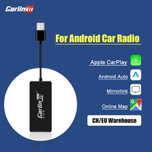 Loadkey & carlinkit wired carplay android dongle automático para android tela do sistema de ligação inteligente suporte espelho-link ios 14 mapa música