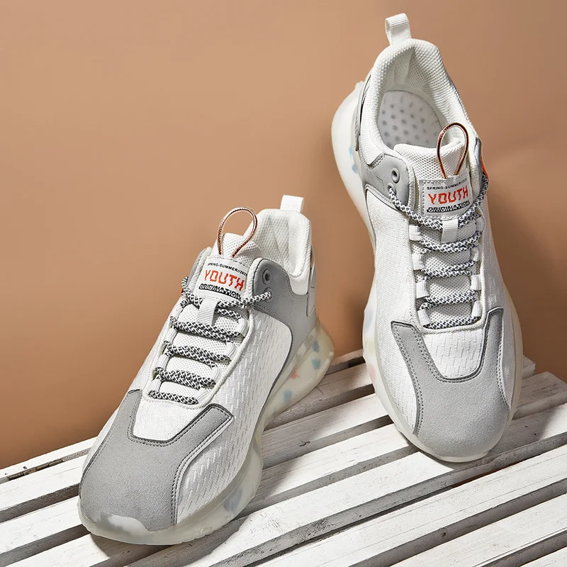 

Men's shoes 2020 new breathable cushioning brand lightweight and comfortable large size sports shoes casual shoes 48