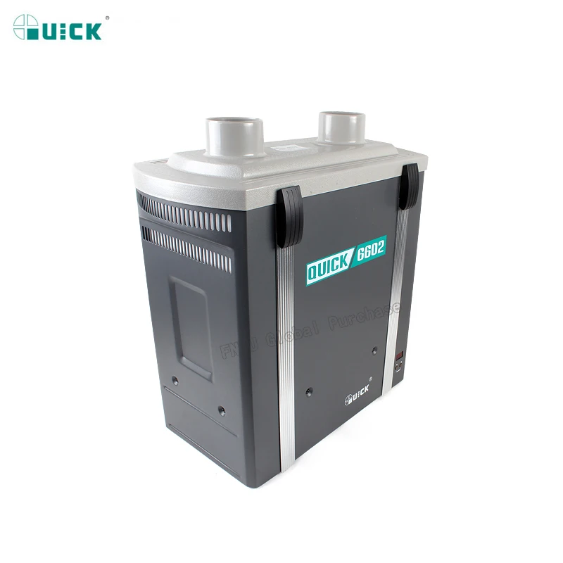 QUICK 6602 Solder smoking apparatus Two position Position Smoke Purification System with Adjustable Air Volume directional duct