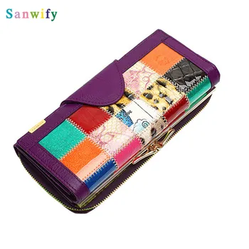 

Women's Long Design Purse Leather Wallets Coin Pocket Female Clutch Travel Female Purse Wallet