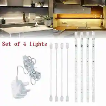 

British Standard LED Light Bar 12V 0.5A Flexible Light Bar Kitchen Waterproof Light Bar Cabinet Lighting Warm/Cold White Light