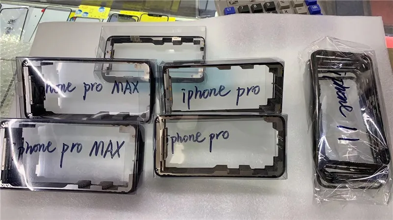10 шт./лот рамка Шасси средняя Рамка для iPhone 11 pro MAX X XR XS Переднее стекло сенсорный