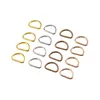 Free Shipping 50Pcs Unwelded Leather Bags Metal Crafts D Rings 10x13.5mm(Inside :7x10.5mm) Connect Buckle ► Photo 1/6