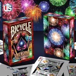 Велосипедный фейерверк игральные карты Коллекционная колода магический карточный покер размер USPCC Ограниченная серия новые Запечатанные