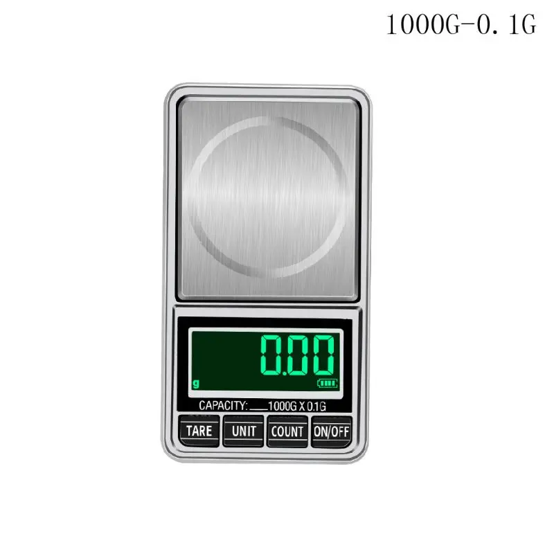 1 Набор 0,1/0,01g Mini USB цифровые весы высокой точности для автоматические весы косметическая пудра ювелирные электронные весы Карманные электронные весы 100/200/300/1000g - Цвет: 1000g-0.1g
