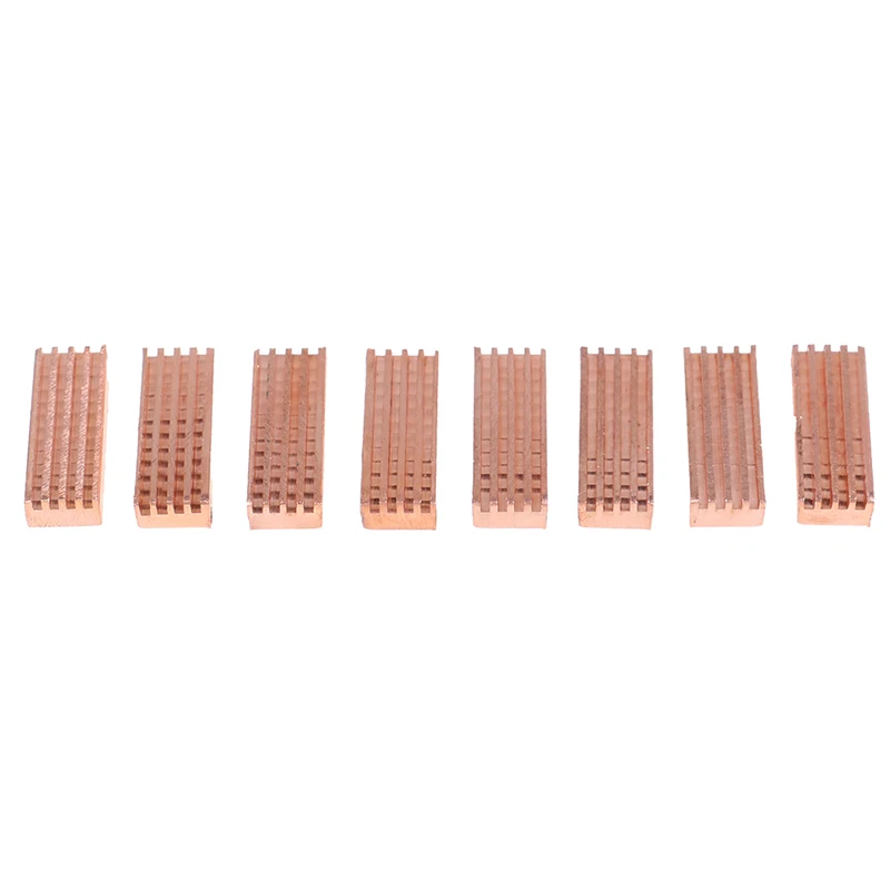 8pcs 10pcs Memory Cooler RAM Heatsink Pure Copper Radiator Heat Sink For PC Computer 4