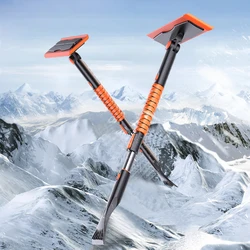 Pelle de déneigement de voiture détachable multifonctionnel brosse de déneigement grattoir à verre déneigement et outil de déneigement 