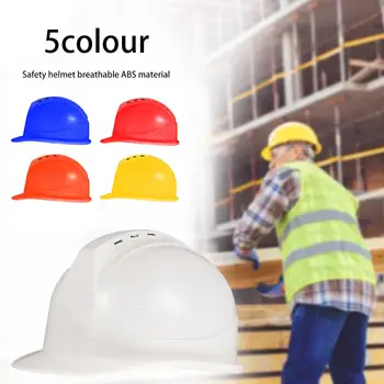 

Hard Hat Breathable ABS Material High Bearing Capacity Comfortable Safety Helmet for Workers Work-at-height