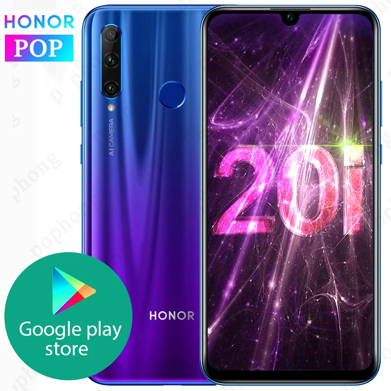 Смартфон Global rom HONOR 20i honor 20 lite 6 21 дюймов Kirin 710 Восьмиядерный Android 9 0 разблокировка