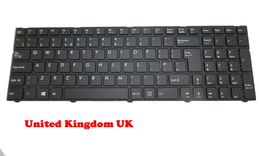 Клавиатура для ноутбука Pegatron C15 V150062AK6 0KN0-CN1FR41 0KN0-CN1UK41 Франция Великобритания новая
