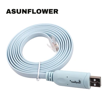 

Cisco Console Cable USB 2.0 to RJ45 Extension Cable Network Wire Laptop Router Connector Cables for HP Dell Laptops Windows 7 8