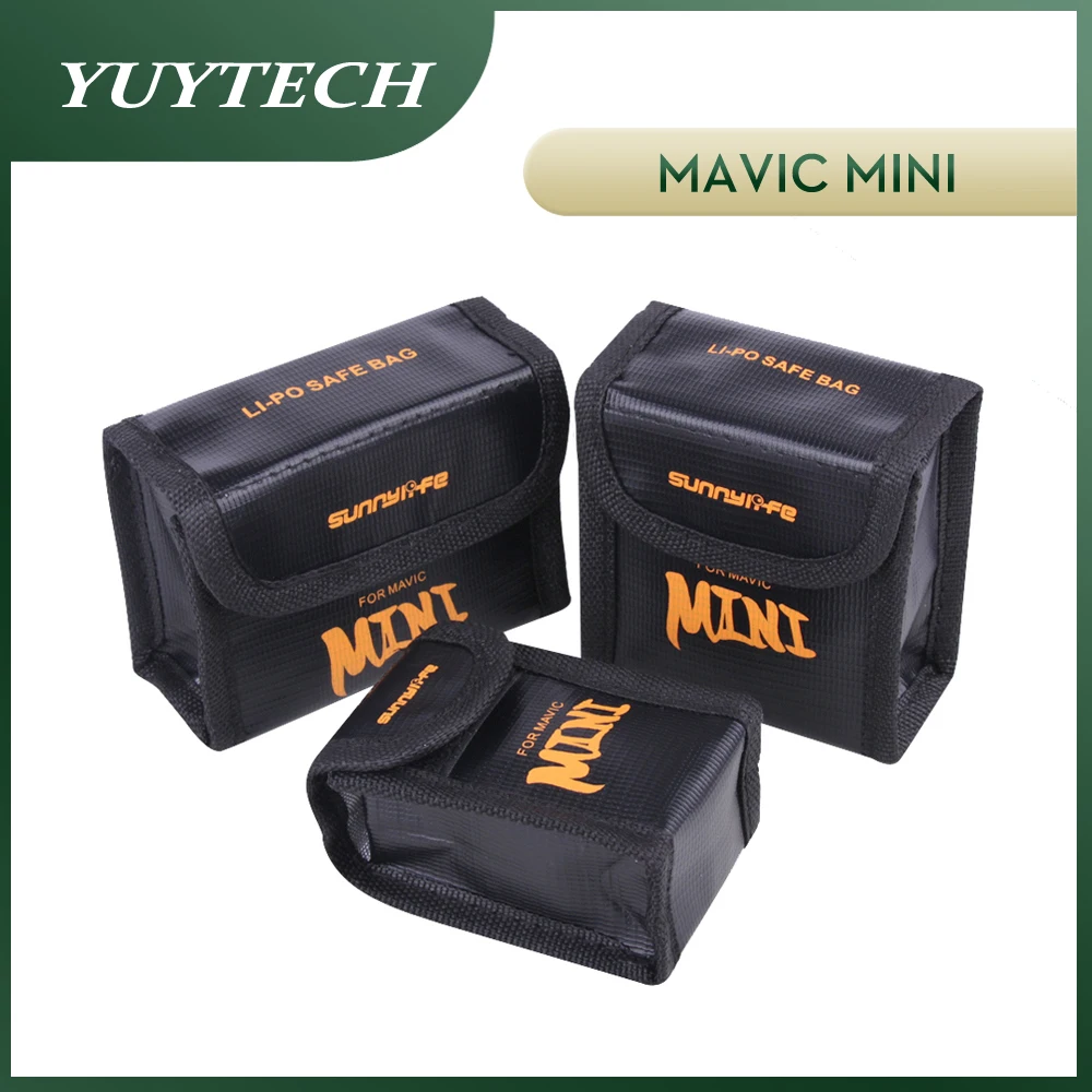 Сумка для хранения батареек Mavic Mini Sunnylife термостойкая Взрывозащищенная