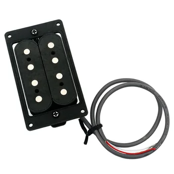 

Instrument Accessory Black Hand Wound Humbuck Pickup for 4 Strings Cigar Box