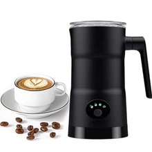 

Automatic Electric Milk Frother Cappuccino Milk Foamer Steamer Stainless Steel Hot Cold Coffee Foam Foaming Machine