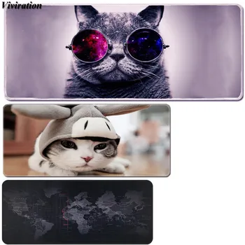 

Hot Sales Computer Laptop Notebook Gaming Mouse Pad Cat Prints Keyboard Mouse Pad For League Of Legends Dota Gamer Mausepad Mat