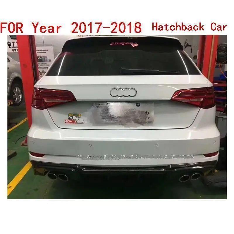 Автомодификация запчасти Automovil внешний аксессуар задний диффузор передний Тюнинг автомобиля губы бамперы 14 15 16 17 18 для Audi S3