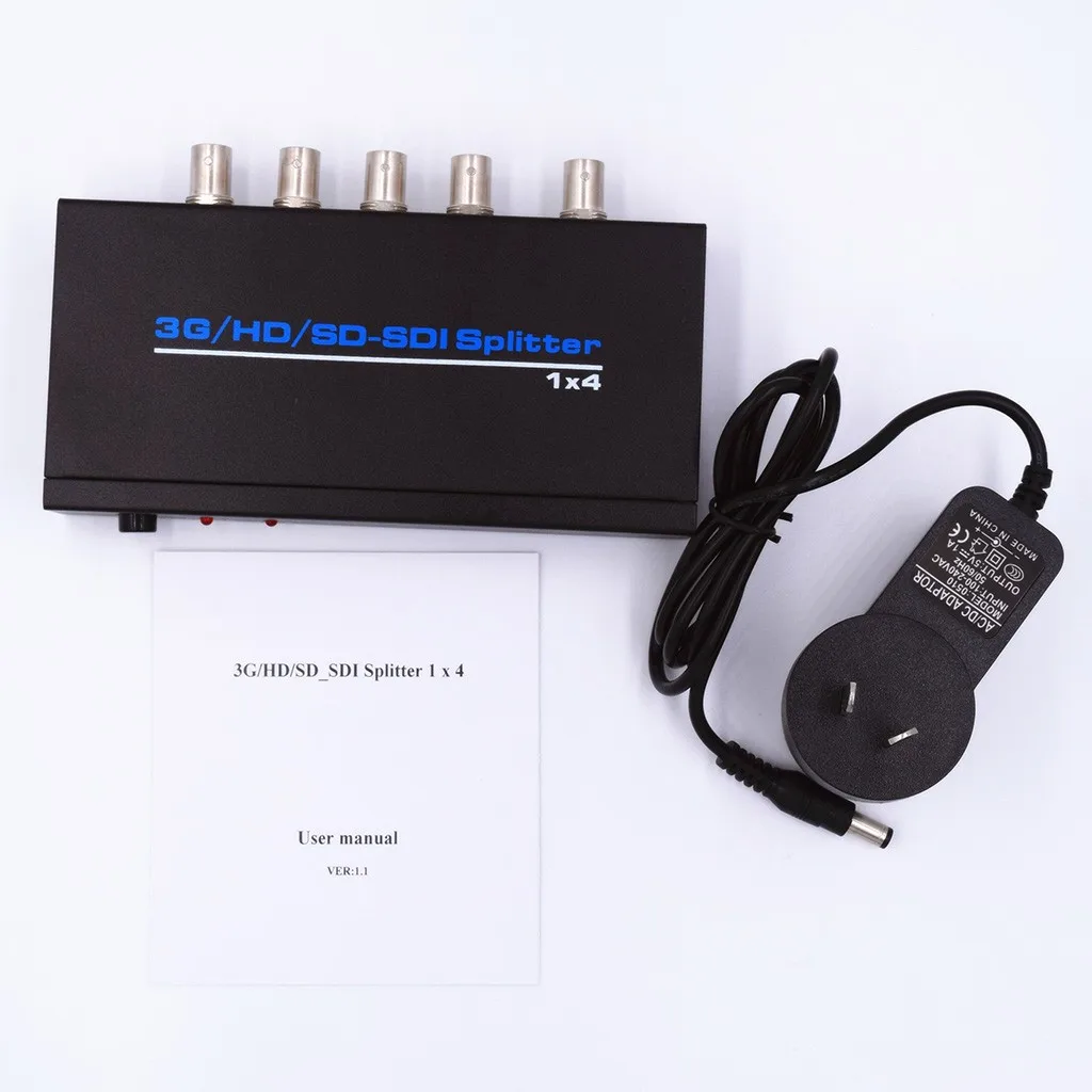 Hot sale NK-S114 One-In And Four-Out Splitter SD/HD/ 3G SDI 1x4 SPLITTER Computer accessories Tablet Pc планшет Dropshipping