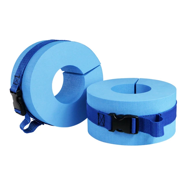 1pcs New Paired Floating Foam Water Exercise Aerobics Swimming Weights Aquatic Cuffs For Ankles Arms Swimming Ring 2
