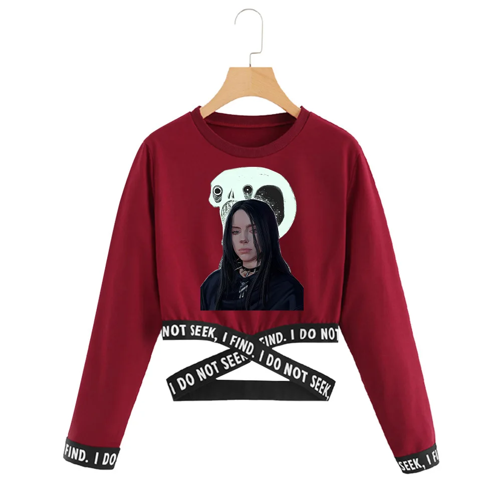 Billie Eilish уличная модная толстовка с капюшоном для женщин и мужчин, пуловер с капюшоном и длинным рукавом, Спортивная Толстовка в стиле хип-хоп, одежда для девочек, Топ