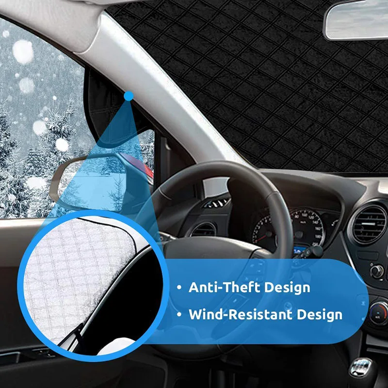 Buy New Car Windshield Snow Cover Waterproof Protection For Winter Online