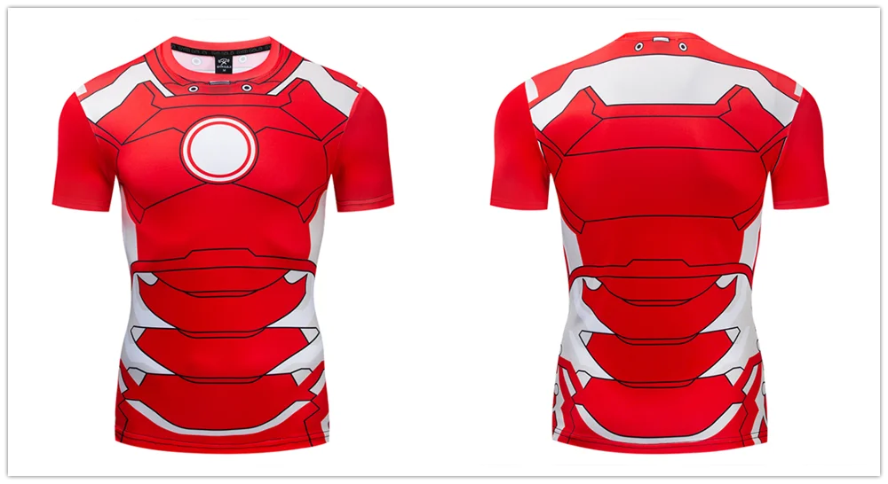 Marevl/костюм супергероя для косплея Железного человека, костюм премиум класса с 3D принтом, компрессионная футболка, быстросохнущие обтягивающие топы для спортзала - Цвет: DT078