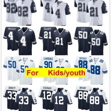 Молодежный Даллас дак Прескотт Эзекиль Эллиот Шон Ли Джейсон Виттен Демаркус Лоуренс Роджер Стаубах трикотажные изделия