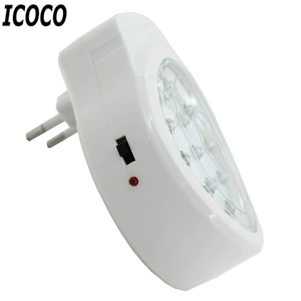 1pc 2W 13 LED Rechargeable Home Emergency Light Automatic Power Failure Outage Lamp Bulb Night Light 110-240V US Plug Sale