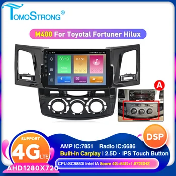 

2 Din Android 10 car multimedia video player For Toyota Fortuner/HILUX Revo / Vigo 2004-2013 2014 WIFI DVR CARPLAY stearo