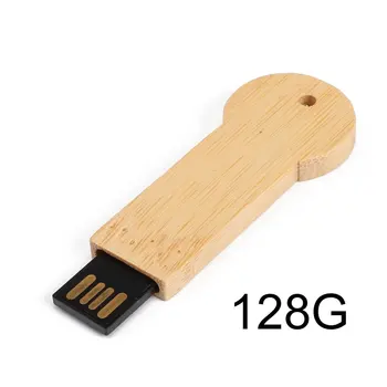 

Round Wooden Antique Style Flash Drive Natural Eco Vintage Collection USB 2.0