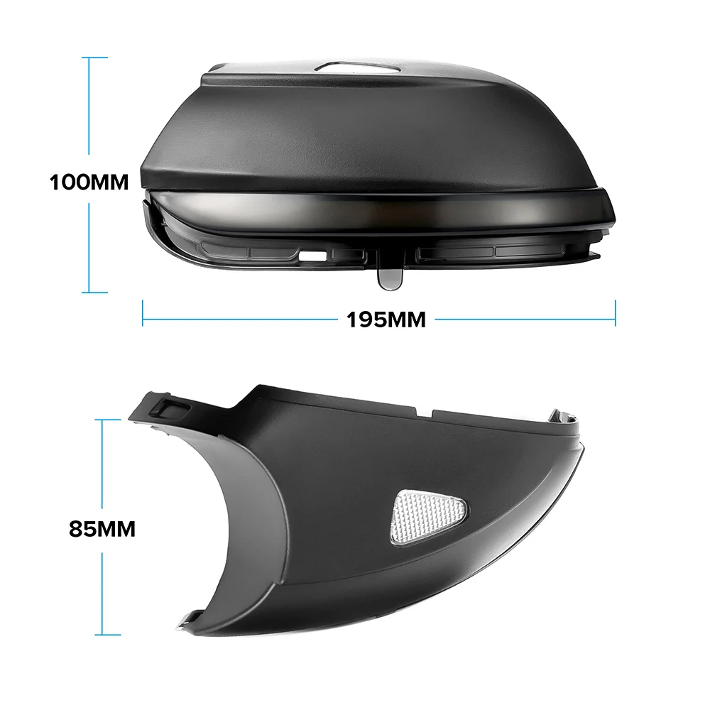 Пара динамический заднего индикатор для зеркала мигалка сбоку светодиодный указатель поворота для Volkswagen VW Passat B7 Scirocco MK3 СС, EOS