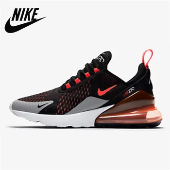 

Air Max 270 Shoes Original Nike Air Max 270 Black Bright Running Shoes For Men Sport Outdoor Sneakers Comfortable Breathable